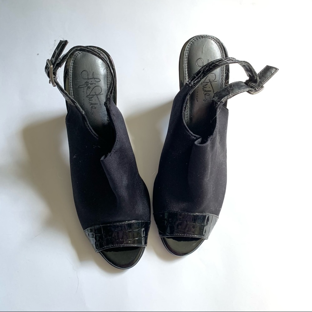 Black life stride heels pumps 8